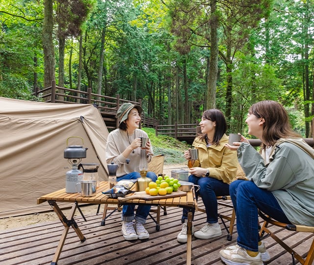 北山キャンプ場の様子